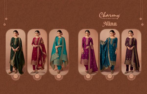 Zisa Charmy Alina Ocassional Silk Designer Salwar Suit Collection